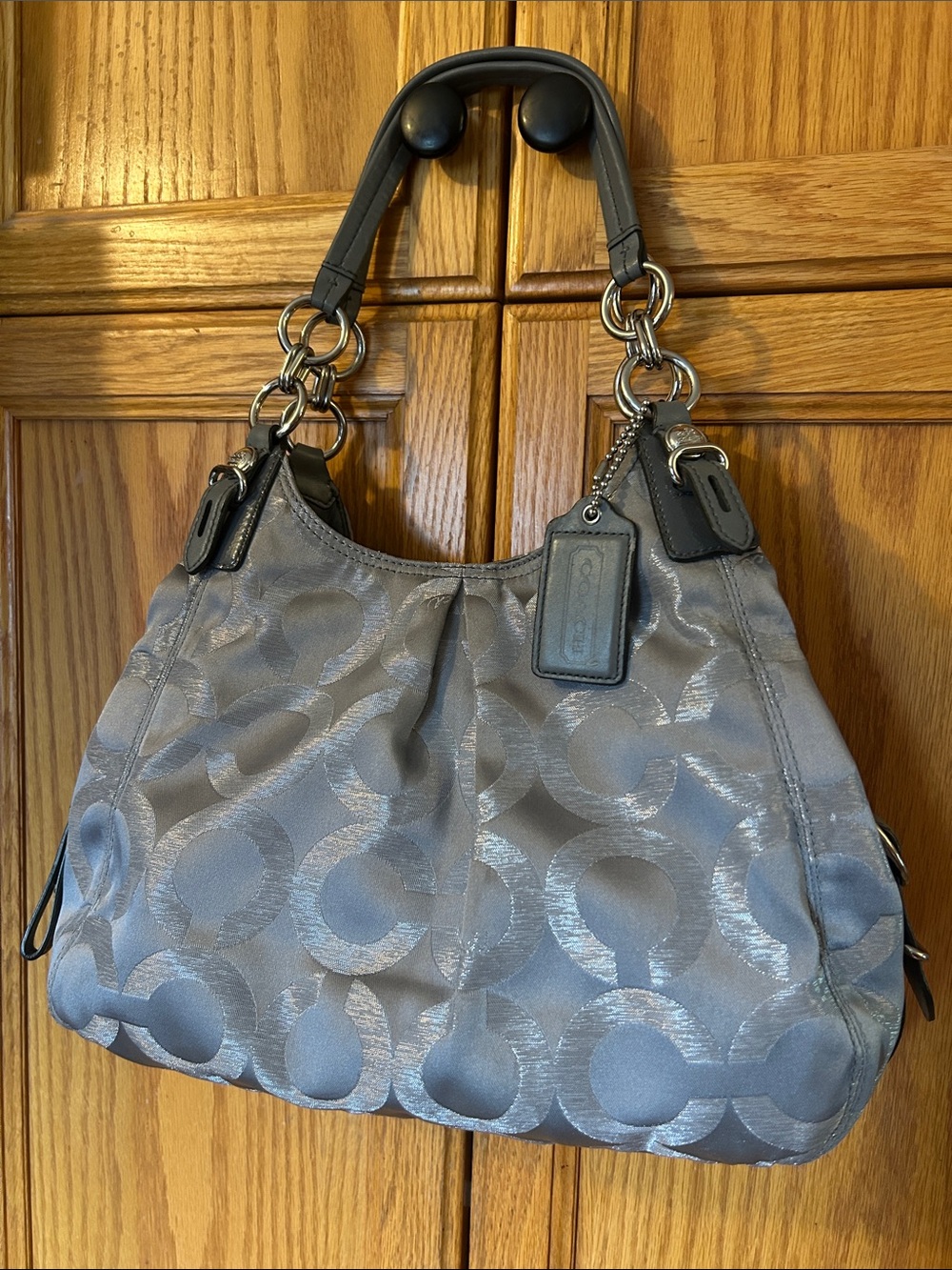 Coach Madison Op Art Maggie Shoulder Bag